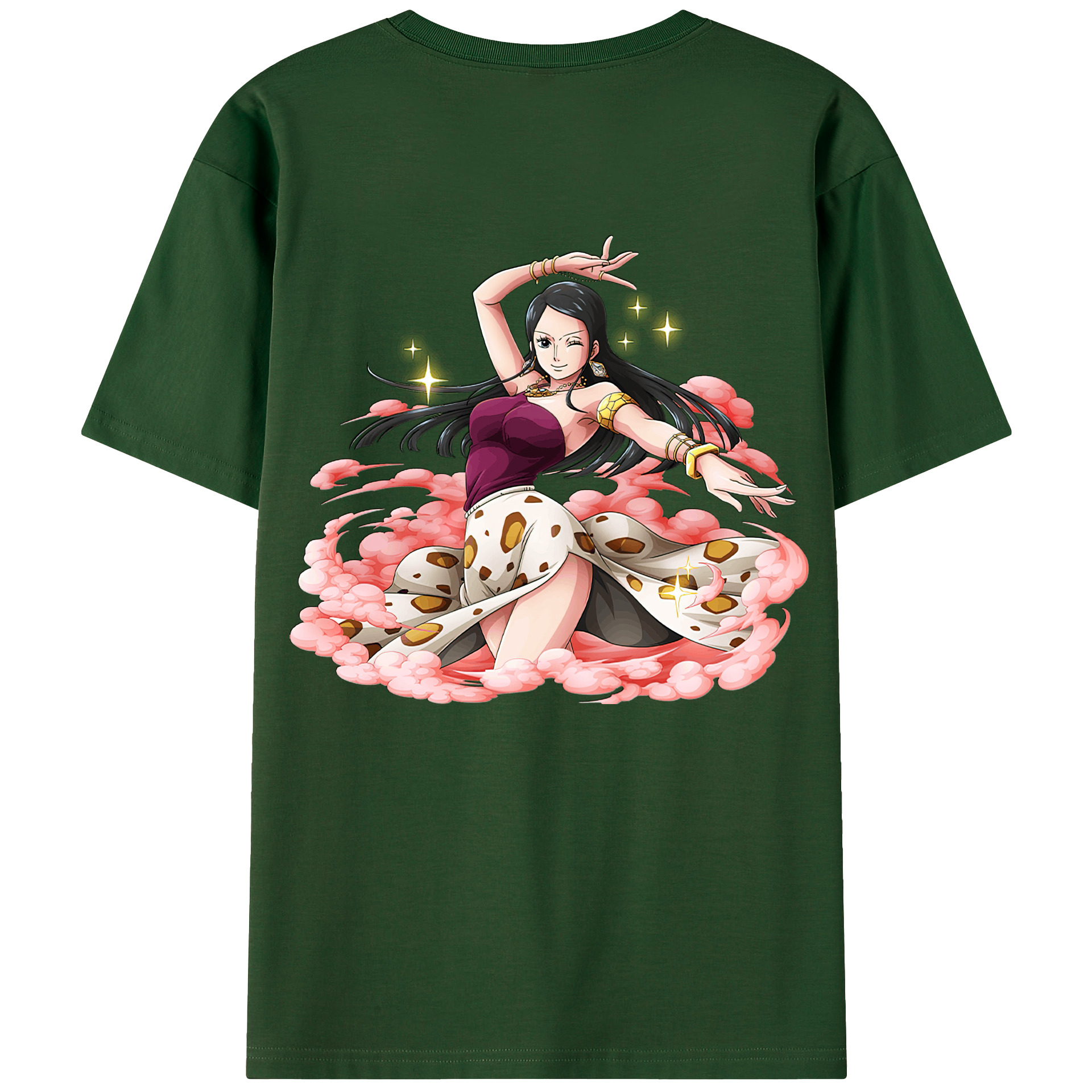 ワンピース ニコ・ロビン ONE PIECE Nico Robin 綿100％半袖Tシャツ（背面プリント）